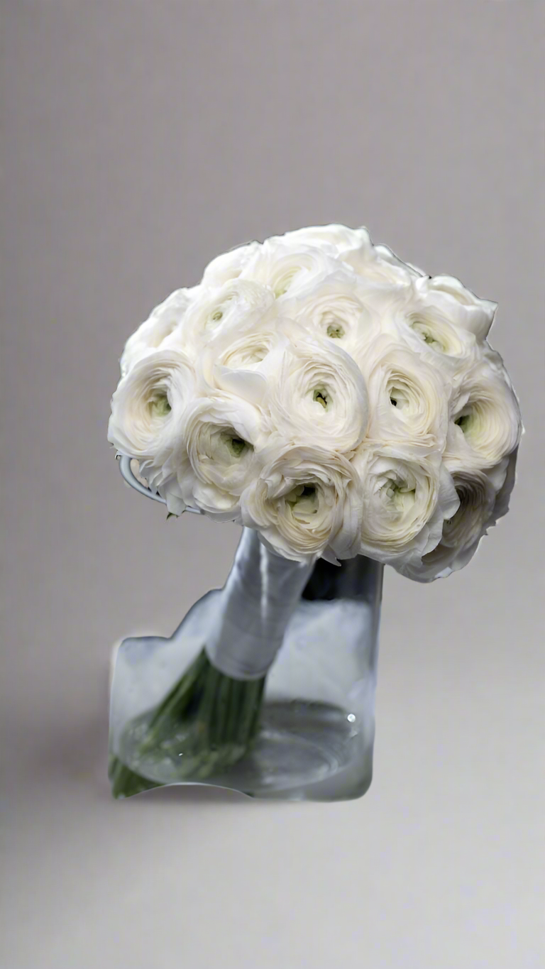 Ranunculus bride bouquet