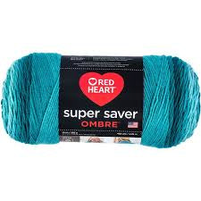 خيوط Redheart supersaver (Ombré)