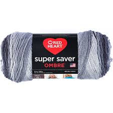 خيوط Redheart supersaver (Ombré)