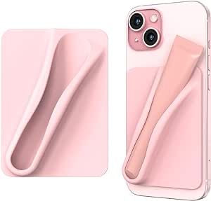Silicone Lip Holder Stick-on Phone Case