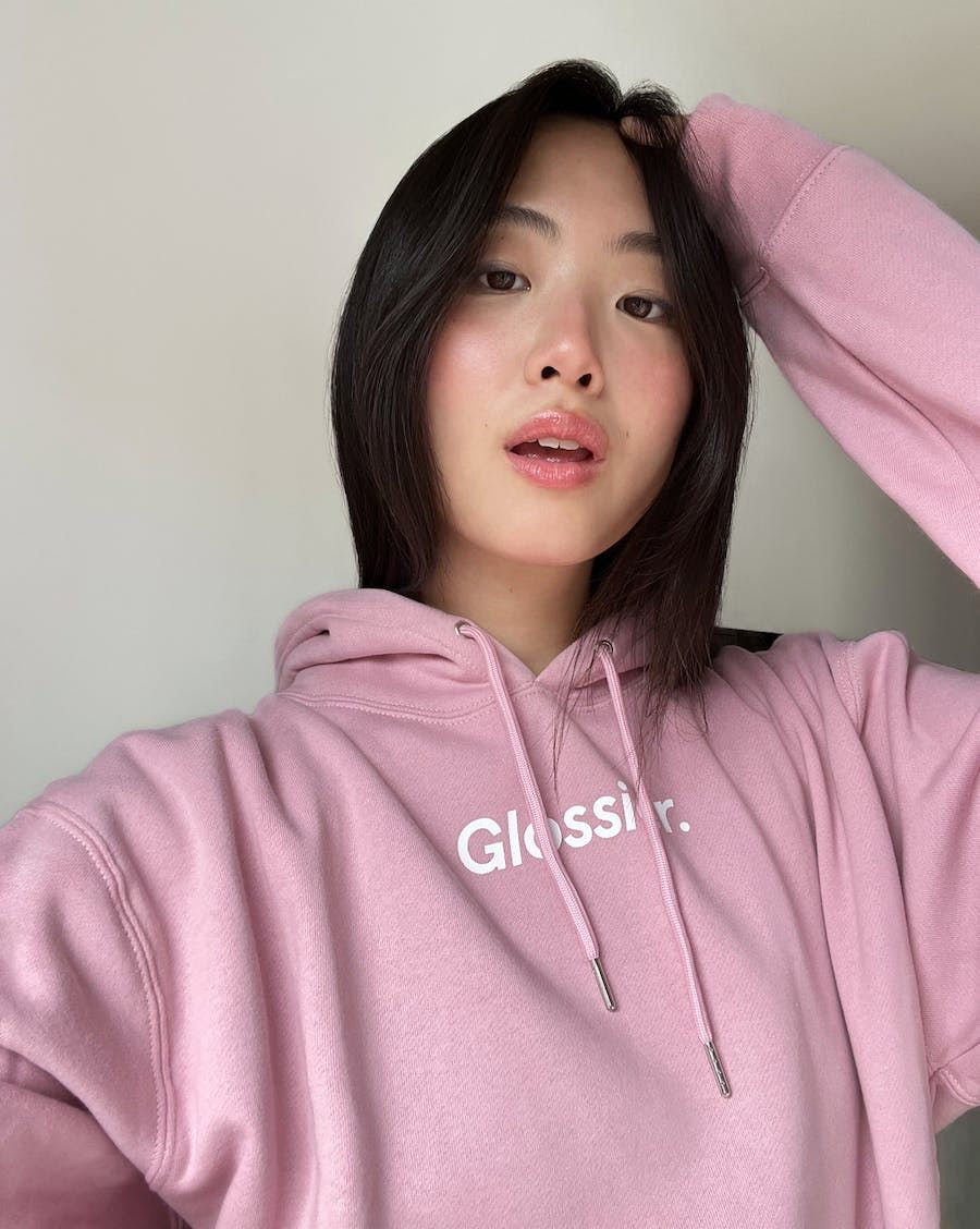 Glossier hoodie