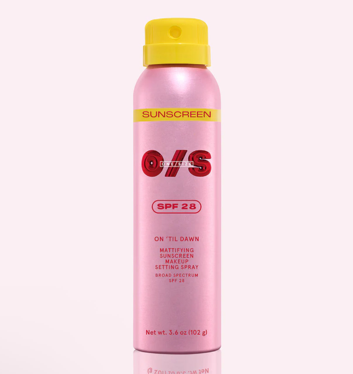 One size setting spray with spf50