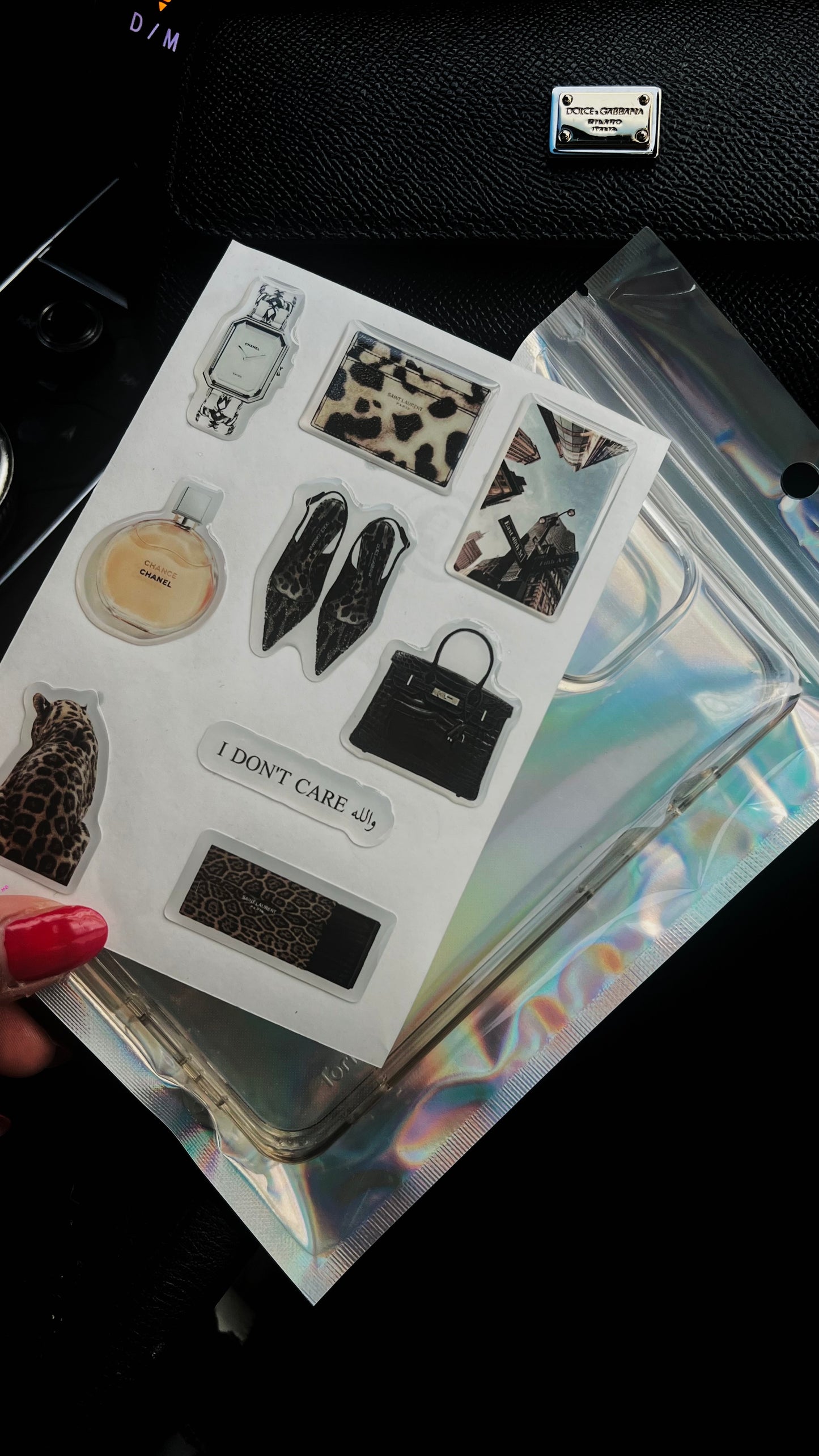 3D stickers sheet