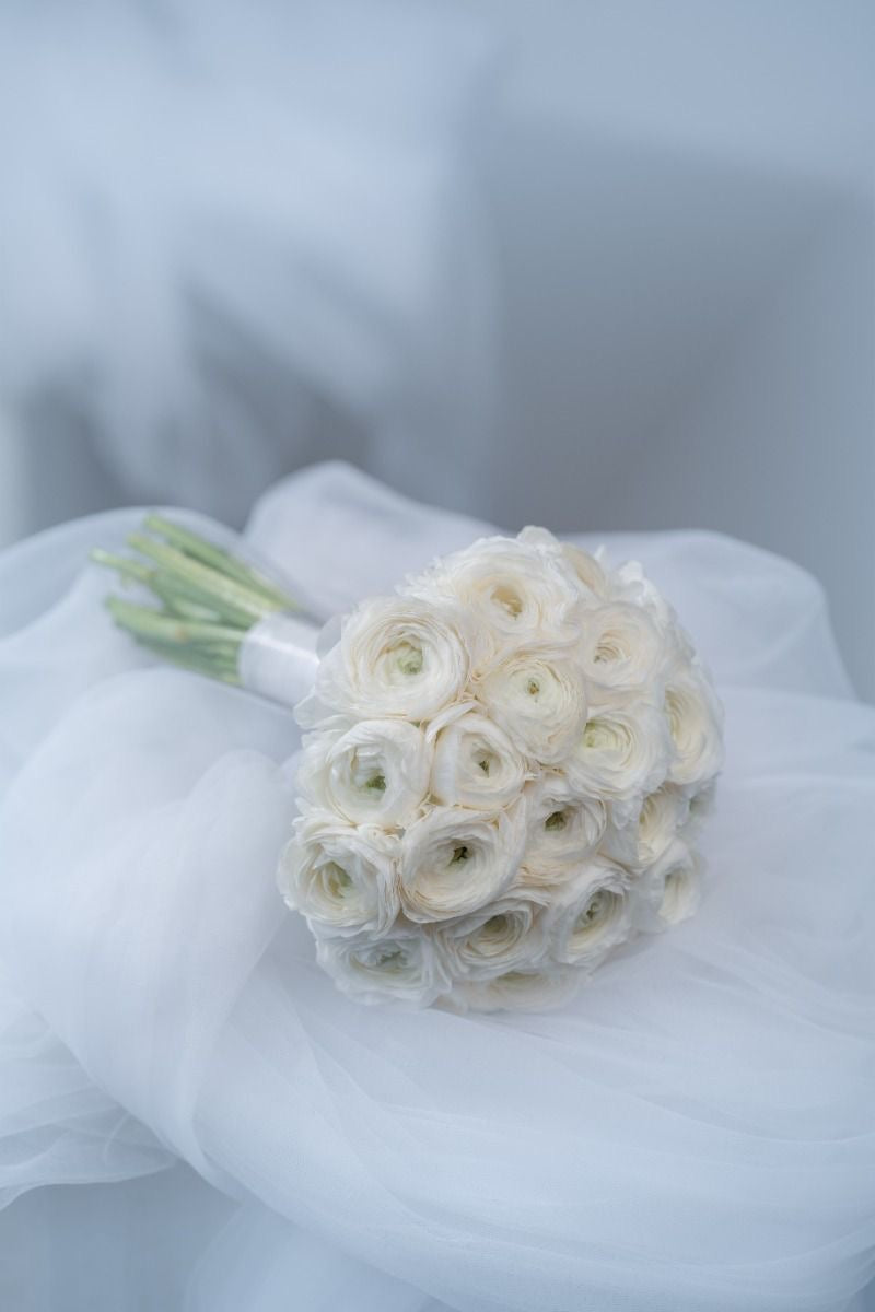 Ranunculus bride bouquet