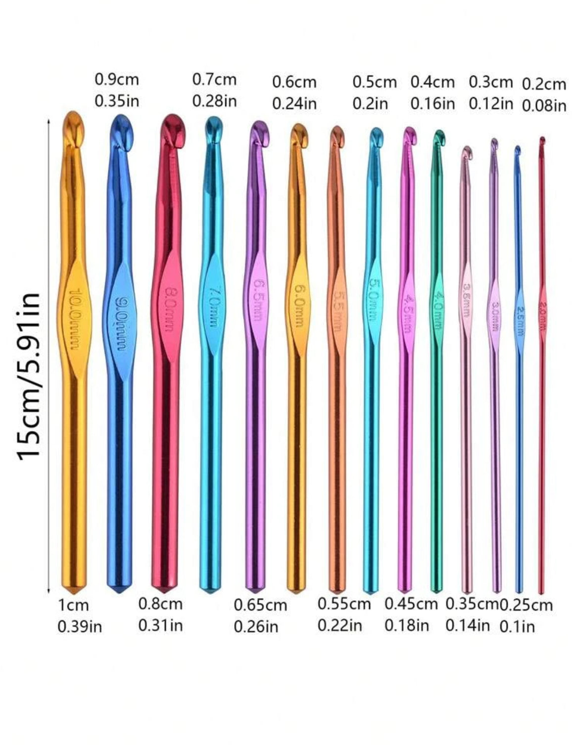 Crochet hook صنارات كروشية حديد