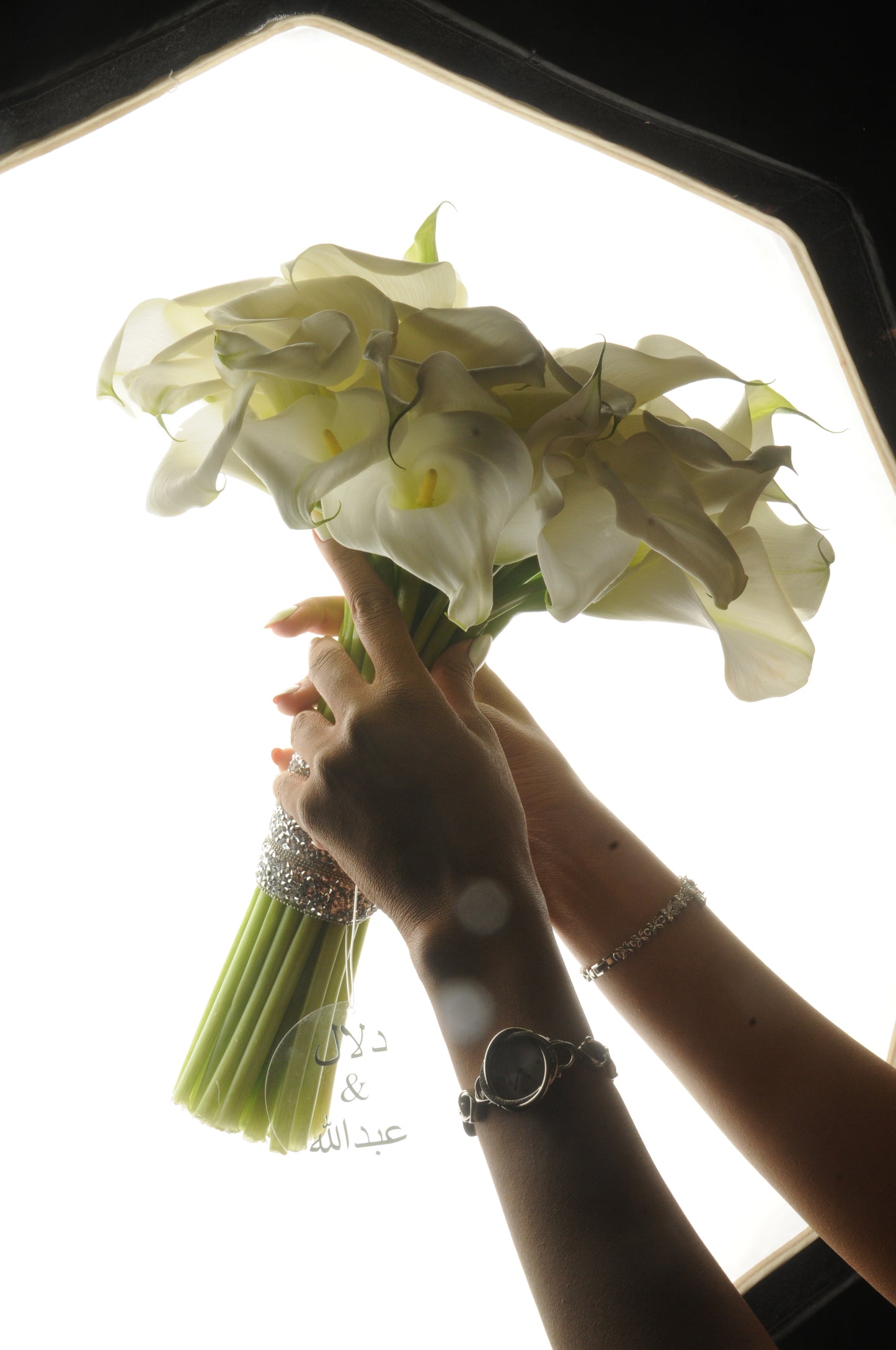 Calla large bride bouquet