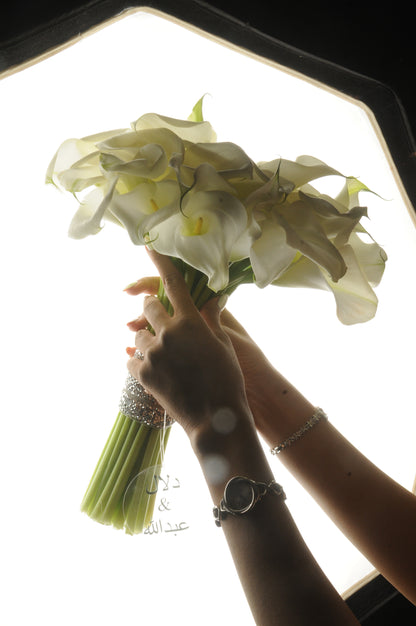 Calla large bride bouquet
