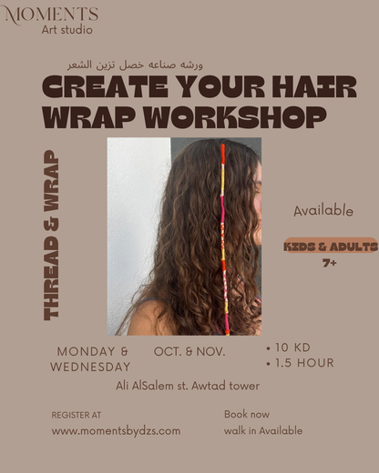 Create your hair wrap