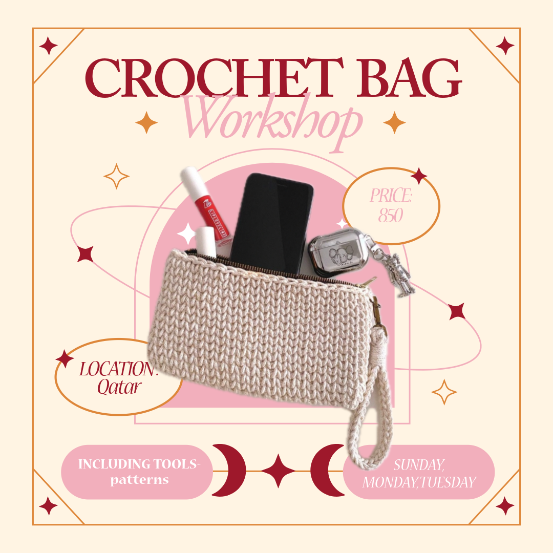 Crochet bag- Qatar.