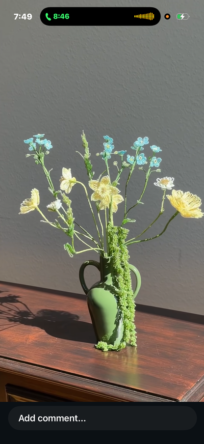 BEAD
EMBROIDERY X FRENCH FLOWER workshop