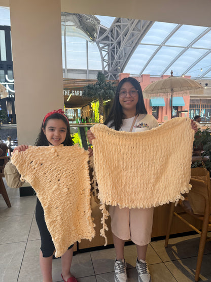 Puffy blanket workshop