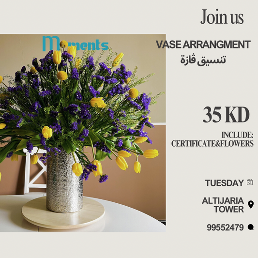 Vase arrangement workshop