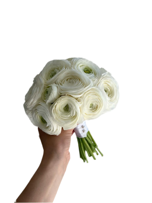 Ranunculus bride bouquet