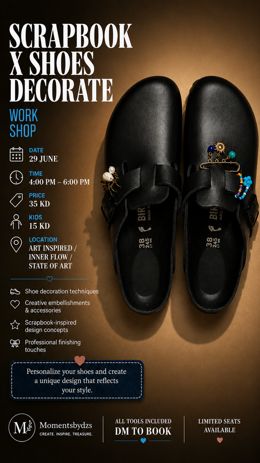 SCRAPBOOK
X SHOES DECORATE