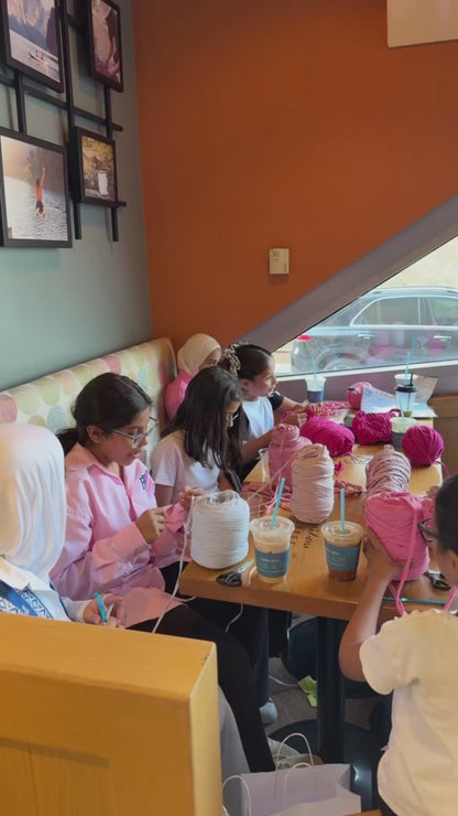 Crochet workshop (adult and kids) دوره الكروشيه للكبار والصغار