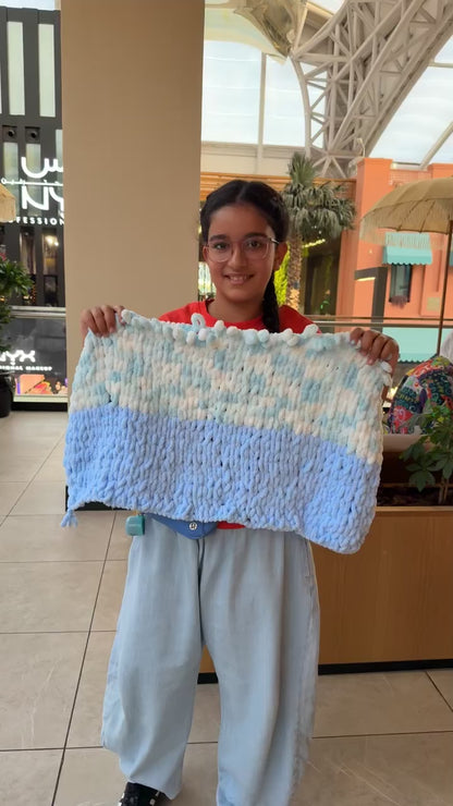 Puffy blanket workshop