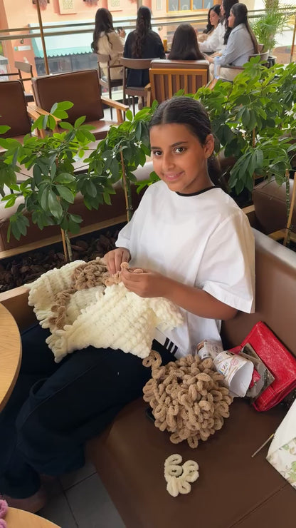 Puffy blanket workshop