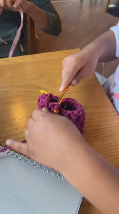 Crochet workshop (adult and kids) دوره الكروشيه للكبار والصغار