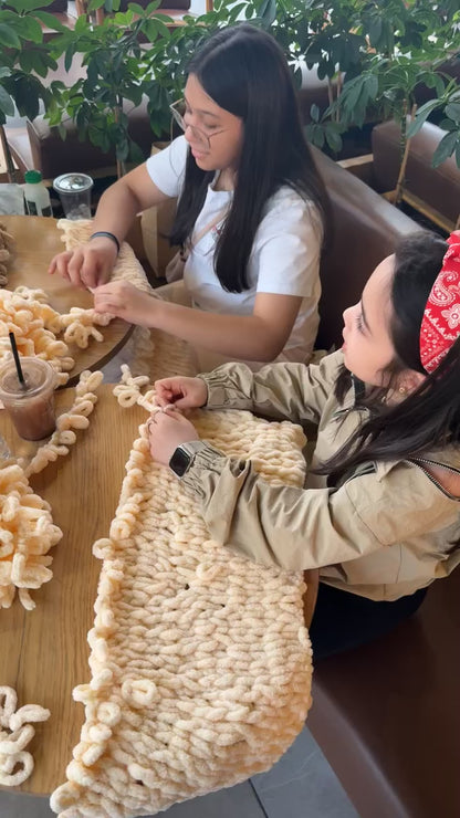 Puffy blanket workshop